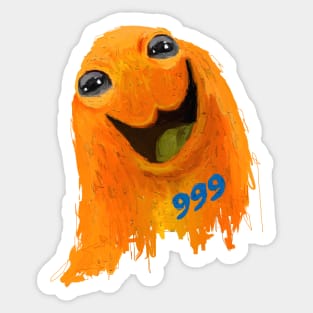 SCP 999 The Tickle Monster excited Sticker
